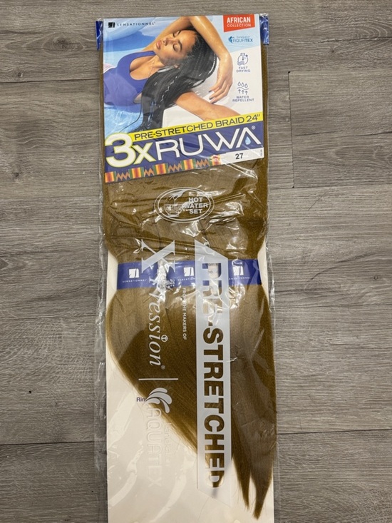 Sensationnel Other - 3XRUWA Pre-Stretched Hair Braid 24" - Color 27 Brown